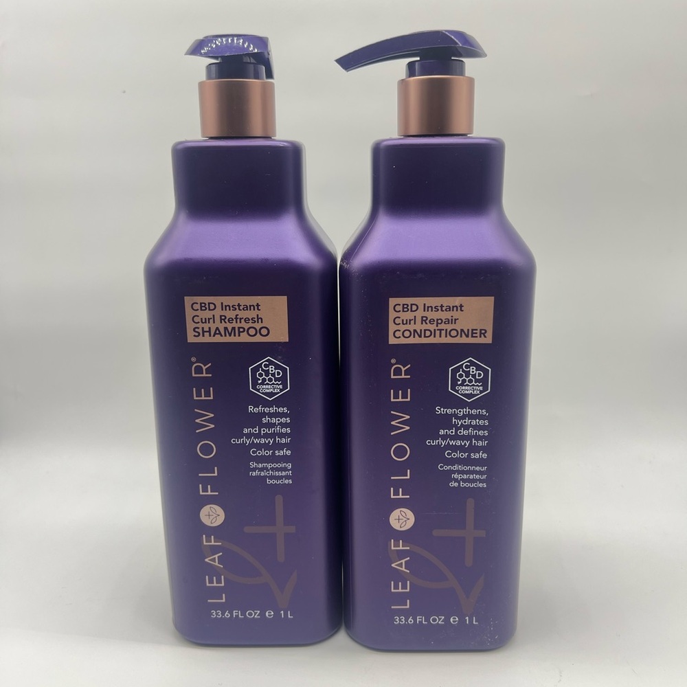 Leaf & Flower Instant Curl Refresh Shampoo & Conditioner 33.8 fl oz